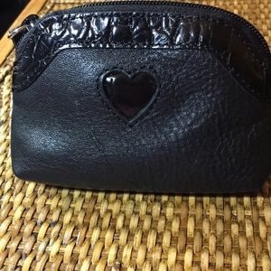 NWOT Black Brighton Coin Purse perfect condition